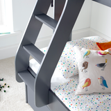 Wooden Storage Triple Sleeper Bunk Bed With Pull-Out Storage Drawer - Oliver