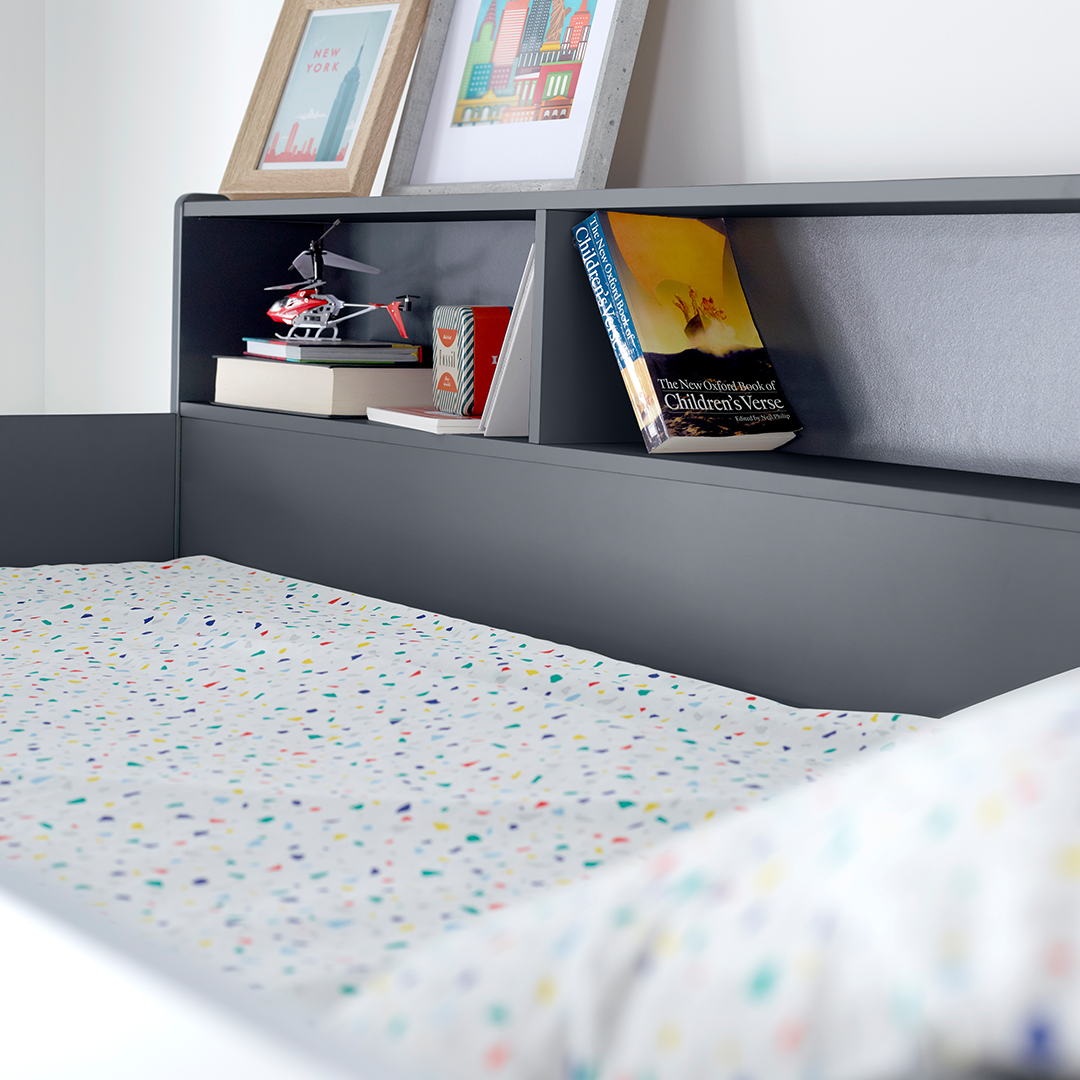 Wooden Storage Triple Sleeper Bunk Bed Single And Small Double - Oliver