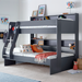 Wooden Storage Triple Sleeper Bunk Bed Single And Small Double - Oliver