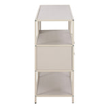 Wooden Storage Unit With 2 Drawers And 3 Shelves - Seaford