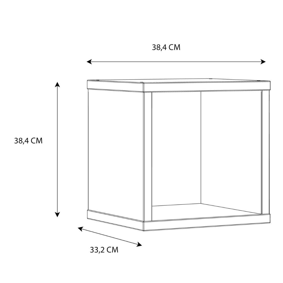 Wooden Storage Unit Singular - Mauro