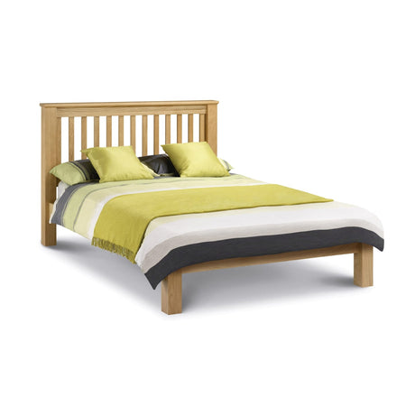 Wooden Super King Size Bed Low Foot End - Amsterdam