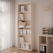 Wooden Tall Bookcase Wide With 5 Shelves - Alice Springs