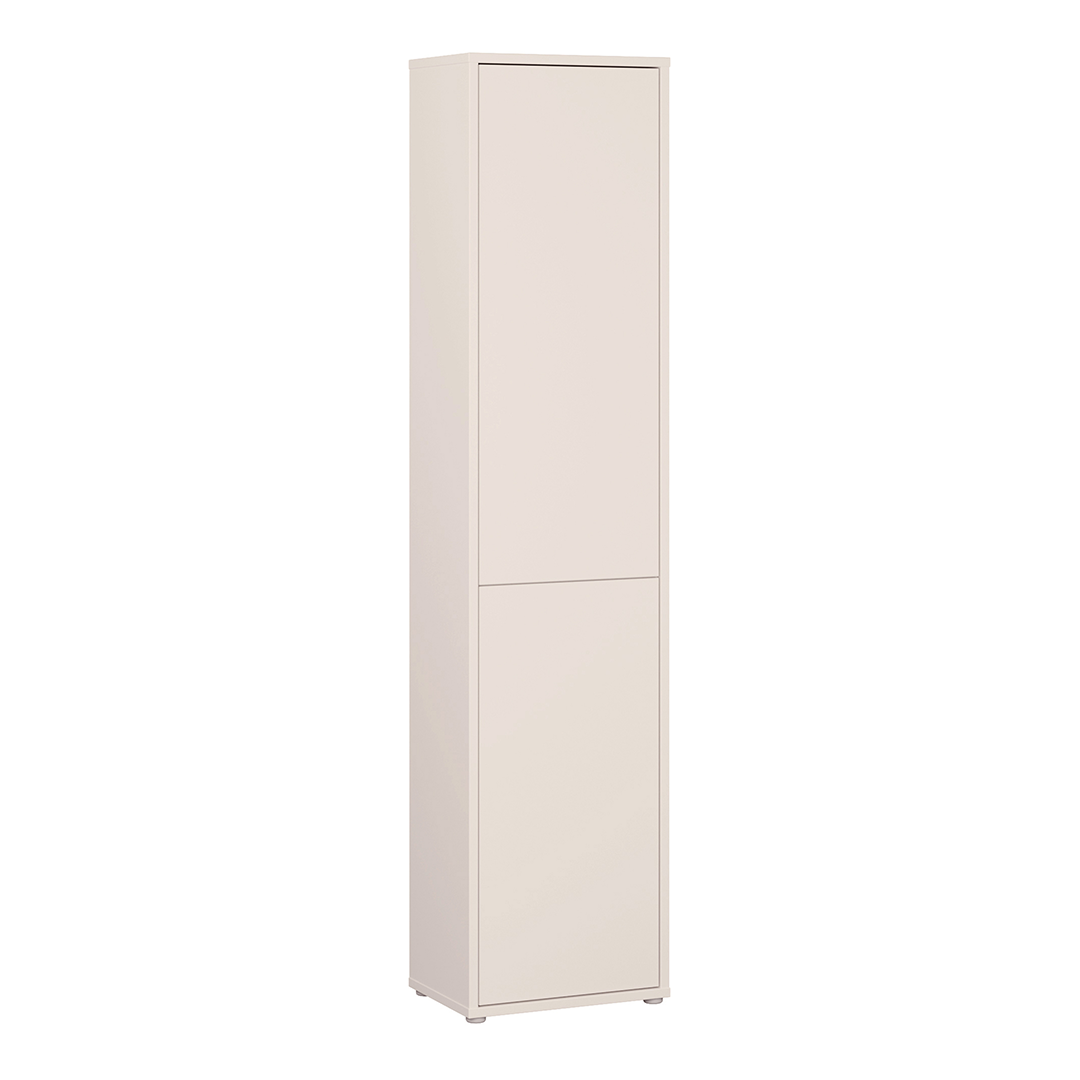 Wooden Tall Cupboard Narrow With 2 Push-to-Open Doors - Alice Springs