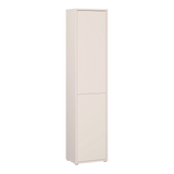 Wooden Tall Cupboard Narrow With 2 Push-to-Open Doors - Alice Springs