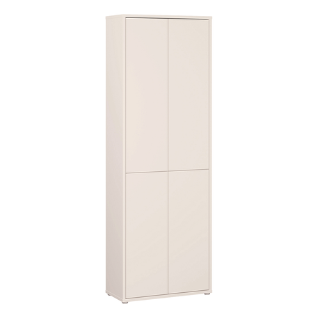 Wooden Tall Storage Cabinet With 4 Push-to-Open Doors - Alice Springs