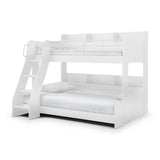 Wooden Triple Sleeper Bunk Bed With Ladder - Domino