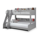 Wooden Triple Sleeper Bunk Bed With Ladder - Domino