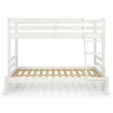 Wooden Triple Sleeper Bunk Bed With Ladder - Merlin