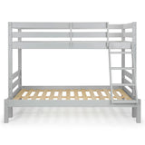Wooden Triple Sleeper Bunk Bed With Ladder - Merlin