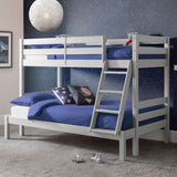 Wooden Triple Sleeper Bunk Bed With Ladder - Merlin