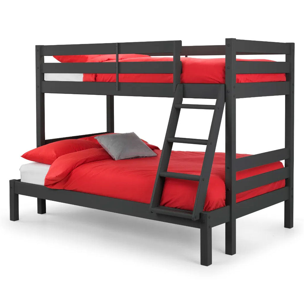 Wooden Triple Sleeper Bunk Bed With Ladder - Merlin