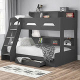 Wooden Triple Sleeper Bunk Bed With Ladder - Orion