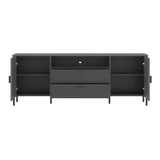 Wooden TV Stand 173cm Wide With 2 Doors And 2 Drawers - Arundel