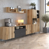 Wooden TV Stand 173cm Wide With 2 Doors And 2 Drawers - Arundel