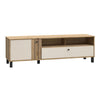 Wooden TV Stand With 1 Door And 1 Drawer - Grafton