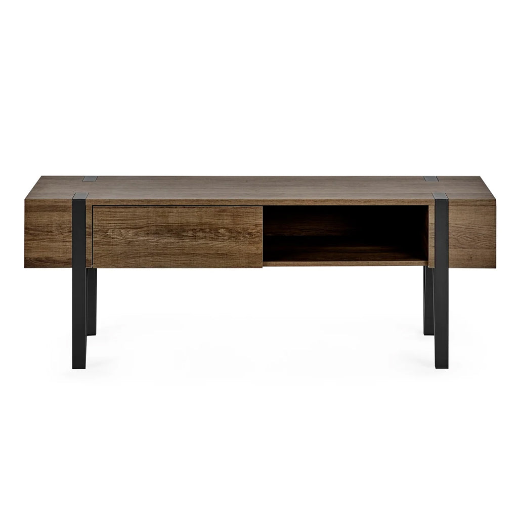 Wooden TV Stand With 1 Drawer - Troy