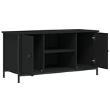 Wooden TV Stand 100cm Wide With 2 Doors - Vantage Home