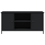 Wooden TV Stand 100cm Wide With 2 Doors - Vantage Home
