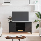 Wooden TV Stand 100cm Wide With 2 Doors - Vantage Home