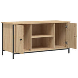 Wooden TV Stand 100cm Wide With 2 Doors - Vantage Home