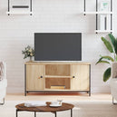 Wooden TV Stand 100cm Wide With 2 Doors - Vantage Home