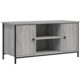 Wooden TV Stand 100cm Wide With 2 Doors - Vantage Home