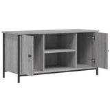 Wooden TV Stand 100cm Wide With 2 Doors - Vantage Home