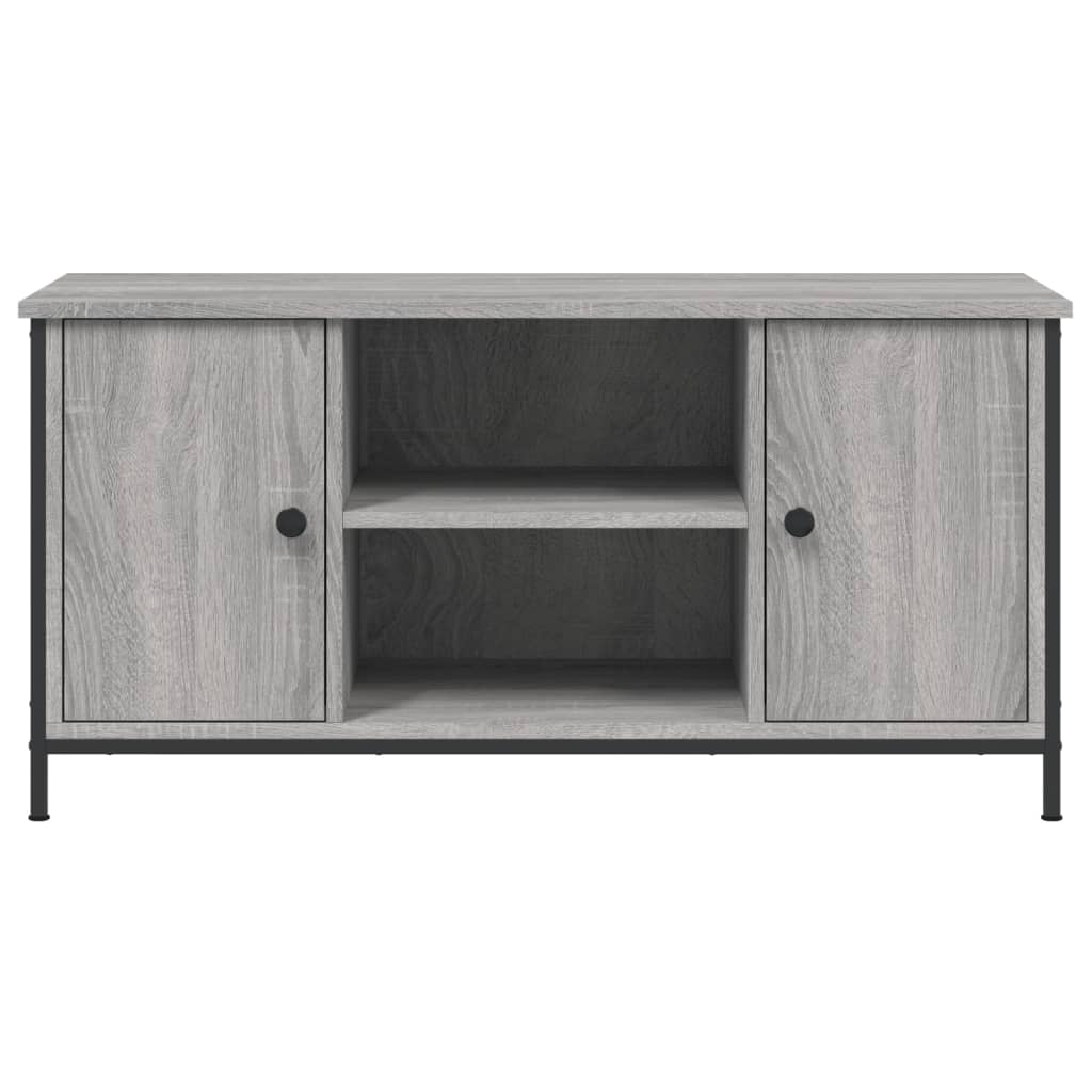 Wooden TV Stand 100cm Wide With 2 Doors - Vantage Home