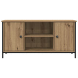 Wooden TV Stand 100cm Wide With 2 Doors - Vantage Home