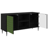 Wooden TV Stand 102cm Wide With 2 Doors And Raised Feet - Geleen