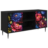 Wooden TV Stand 102cm Wide With 2 Doors And Raised Feet - Kiel