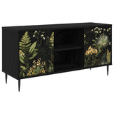 Wooden TV Stand 102cm Wide With 2 Doors And Raised Feet - Rhenen