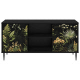 Wooden TV Stand 102cm Wide With 2 Doors And Raised Feet - Rhenen