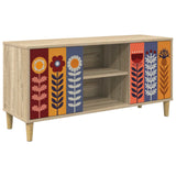 Wooden TV Stand 102cm Wide With 2 Doors - Essen