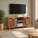 Wooden TV Stand 102cm Wide With 2 Doors - Essen