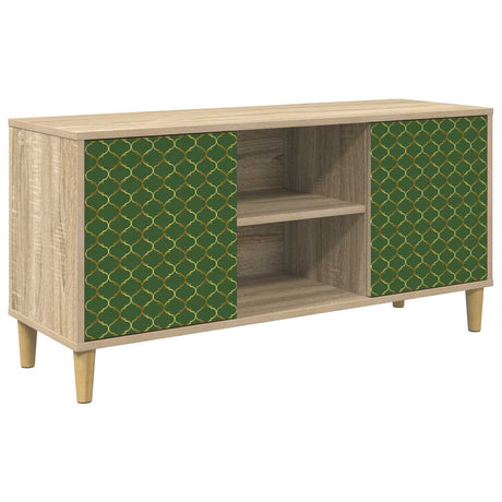 Wooden TV Stand 102cm Wide With 2 Doors - Geleen
