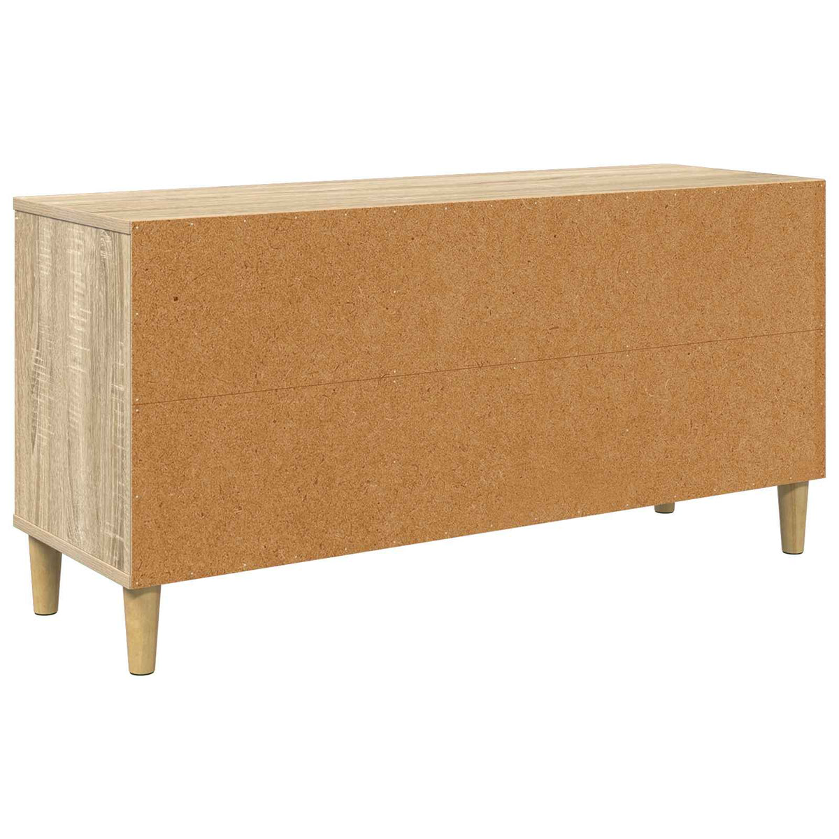 Wooden TV Stand 102cm Wide With 2 Doors - Ommen