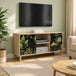 Wooden TV Stand 102cm Wide With 2 Doors - Rhenen
