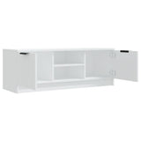 Wooden TV Stand 102cm Wide With 2 Doors - Vantage Home