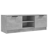 Wooden TV Stand 102cm Wide With 2 Doors - Vantage Home