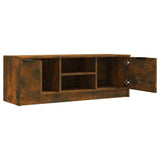 Wooden TV Stand 102cm Wide With 2 Doors - Vantage Home