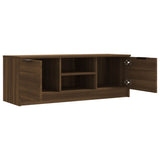 Wooden TV Stand 102cm Wide With 2 Doors - Vantage Home