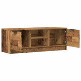 Wooden TV Stand 102cm Wide With 2 Doors - Vantage Home