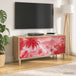 Wooden TV Stand 102cm Wide With 3 Doors - Aachen