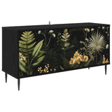 Wooden TV Stand 102cm Wide With 3 Doors And Raised Feet - Rhenen