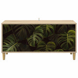 Wooden TV Stand 102cm Wide With 3 Doors - Elburg