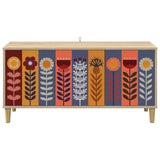 Wooden TV Stand 102cm Wide With 3 Doors - Essen