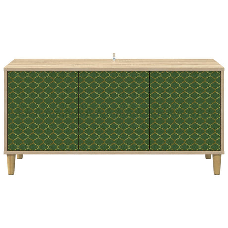 Wooden TV Stand 102cm Wide With 3 Doors - Geleen