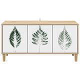 Wooden TV Stand 102cm Wide With 3 Doors - Hanau